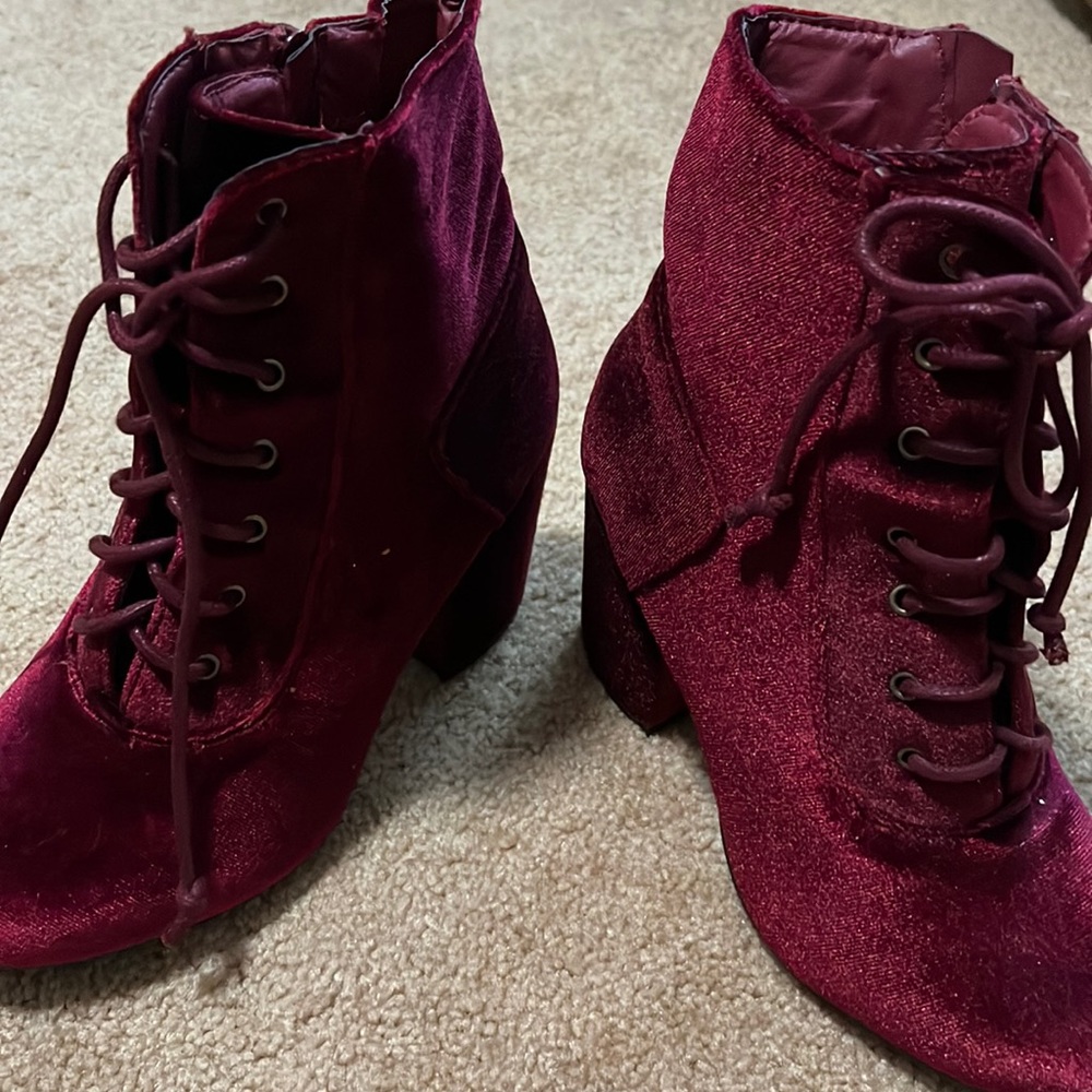 Red Velvet Booties